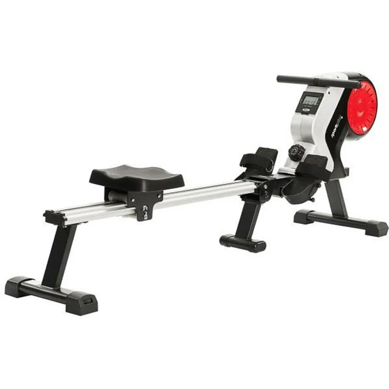 1 Rameur Pliable - SportPlus SP-MR-020 - Système de freinage magnétique, 8 niveaux de résistance, Silencieux, Siège avec roulement à billes. (ref:sport31/2 colis ) Produit non testés Vendu en l’état sans garantie