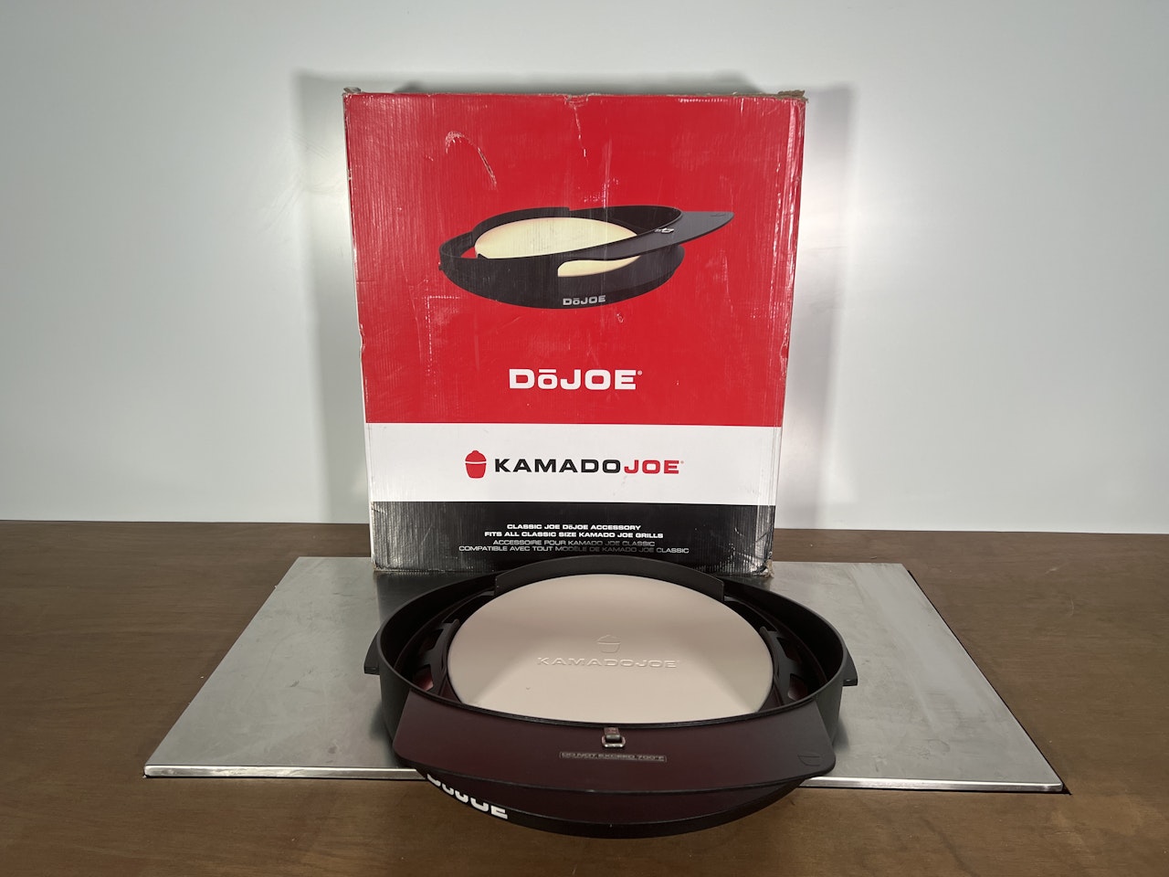 1 Kamado Joe Classic DoJoe 45,7 cm  plaque a pizza pour barbecue Produit non testés Vendu en l’état sans garantie