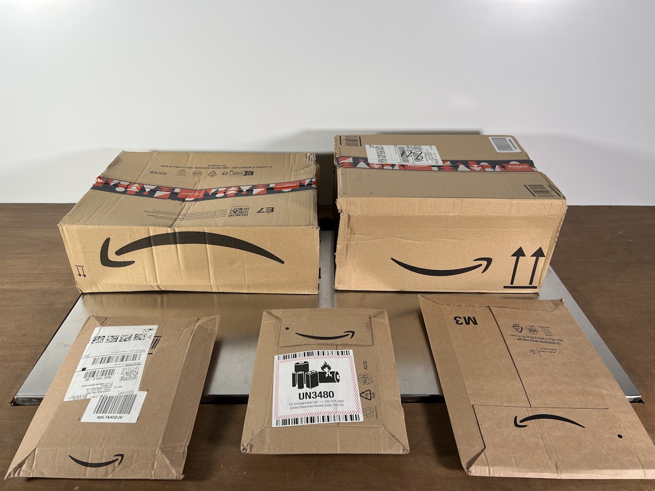 5 colis Amazon faible valeur Fonctionnel Vendu en l’état sans garantie