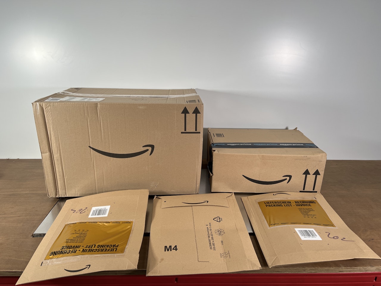 5 colis Amazon faible valeur Fonctionnel Vendu en l’état sans garantie