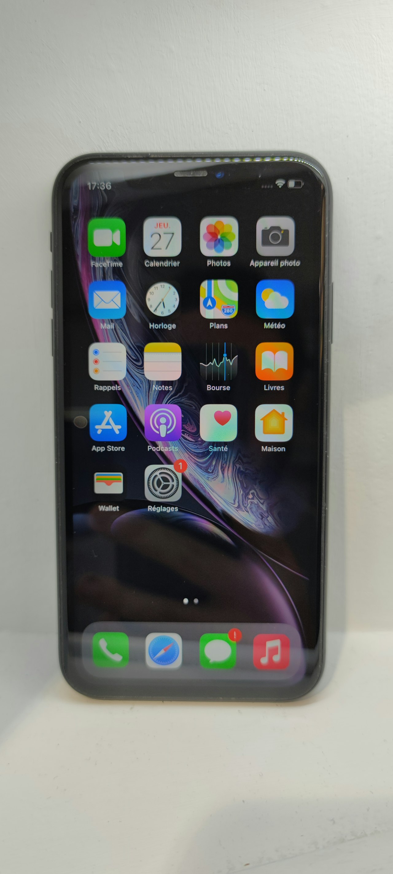 APPLE IPHONE XR 64 GO NOIR Fonctionnel Vendu en l’état sans garantie